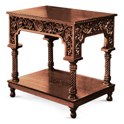 CREDENCE TABLE (Wood Carved)