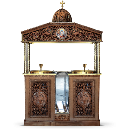 CANDELABRUM (Wood Carved, Ventilated)