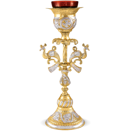 ALTAR VIGIL LAMP (Peacock)