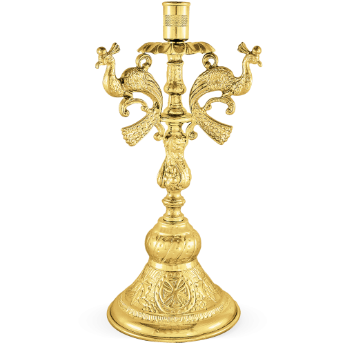 ALTAR CANDLESTICK (Peacock)