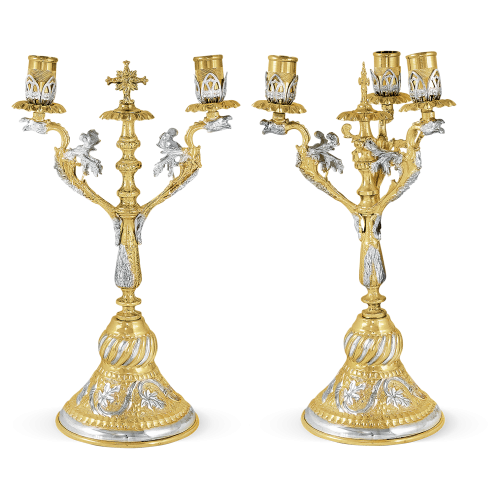 ALTAR CANDLESTICK SET (Dragon)