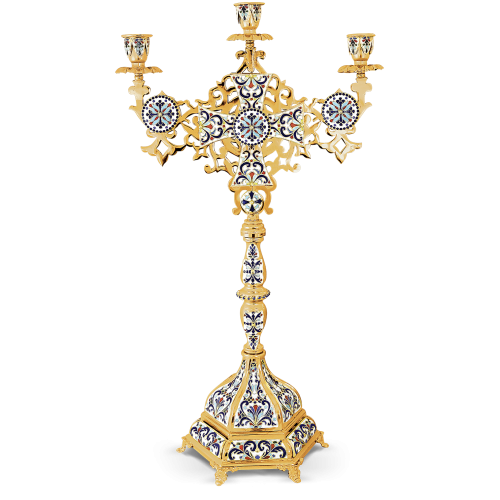 THREE BRANCHED VIGIL LAMP (Patmos)