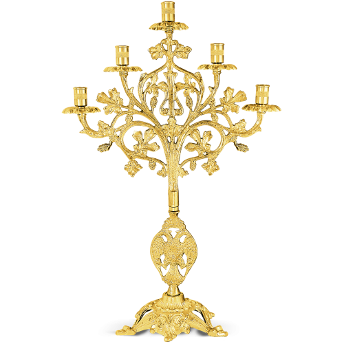 FIVE BRANCHED VIGIL LAMP