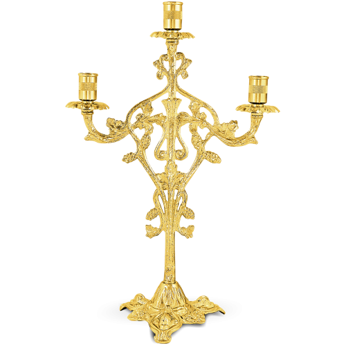 THREE BRANCHED VIGIL LAMP