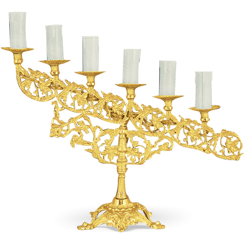 FIVE BRANCHED VIGIL LAMP