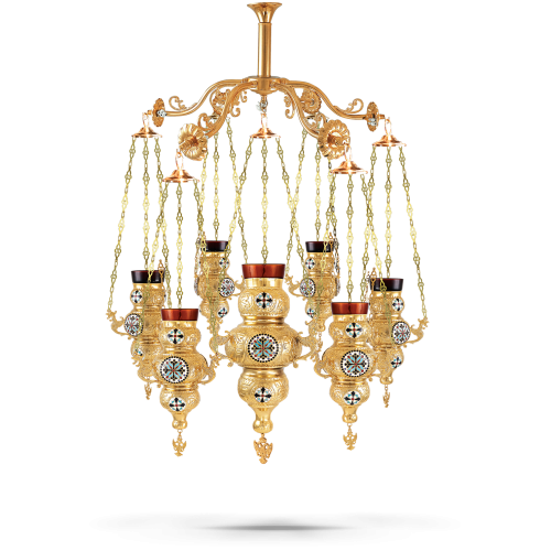 MULTI VIGIL LAMP No7 (Corfu with Octapus)