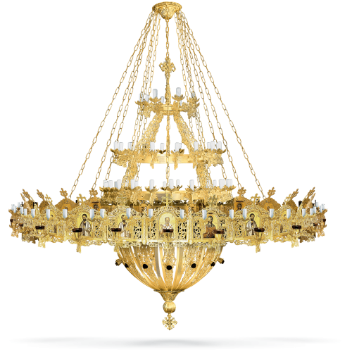 CHANDELIER No134 WITH HOROS (Bizantine)